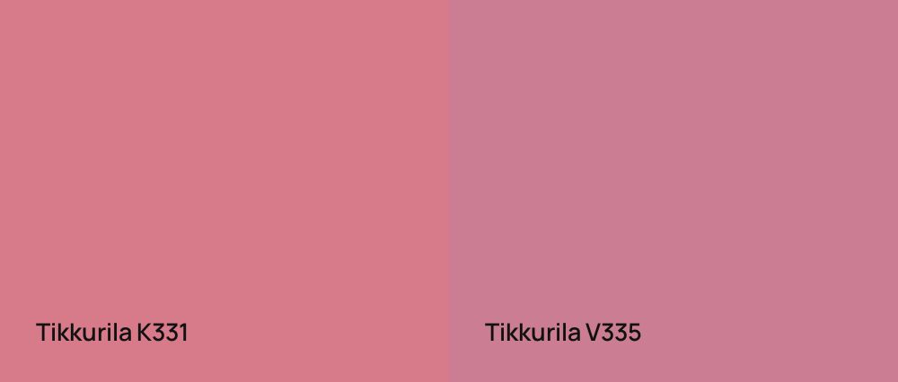 Tikkurila  K331 vs Tikkurila  V335