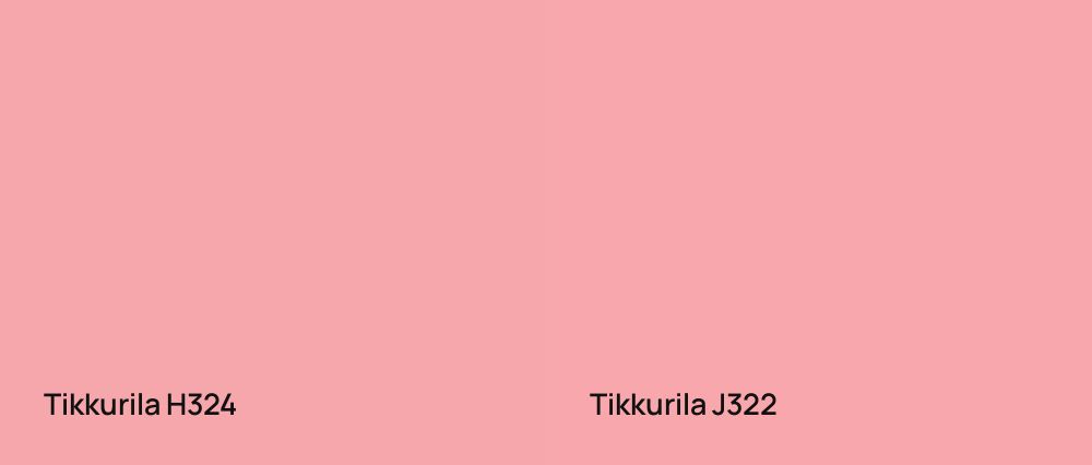 Tikkurila  H324 vs Tikkurila  J322