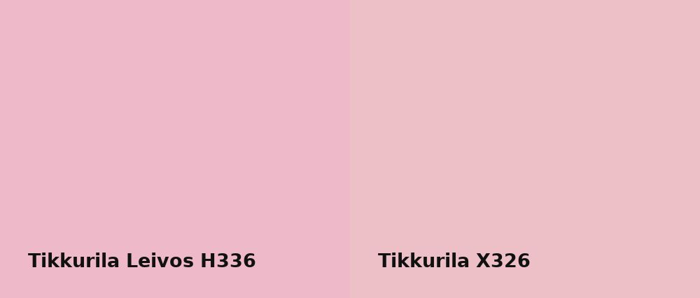 Tikkurila Leivos H336 vs Tikkurila  X326