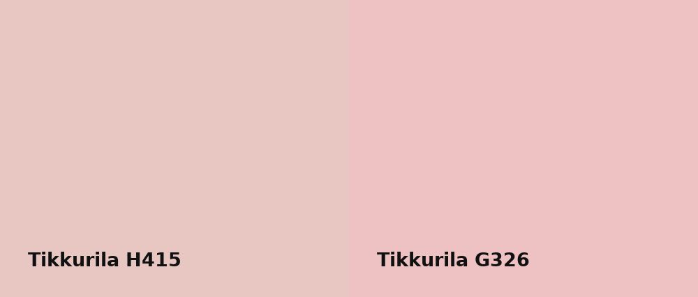 Tikkurila  H415 vs Tikkurila  G326