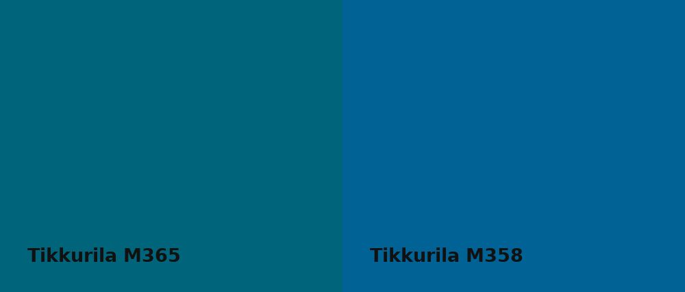 Tikkurila  M365 vs Tikkurila  M358