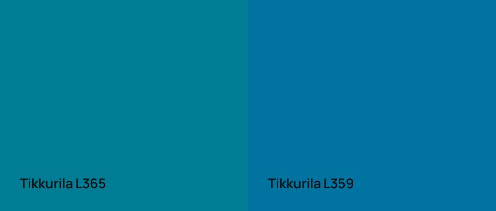 Tikkurila  L365 vs Tikkurila  L359