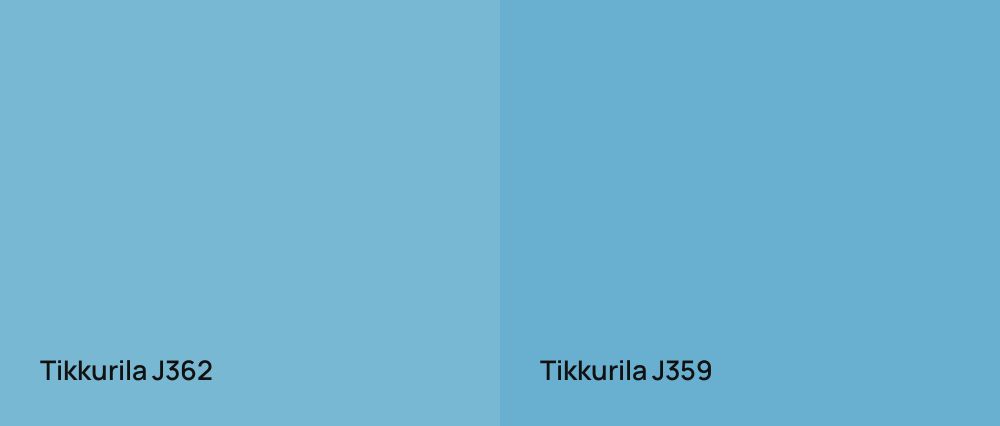 Tikkurila  J362 vs Tikkurila  J359