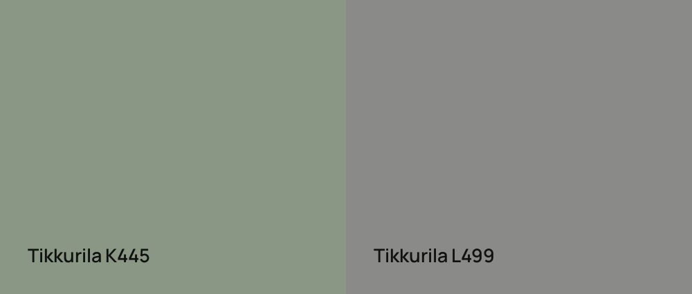 Tikkurila  K445 vs Tikkurila  L499
