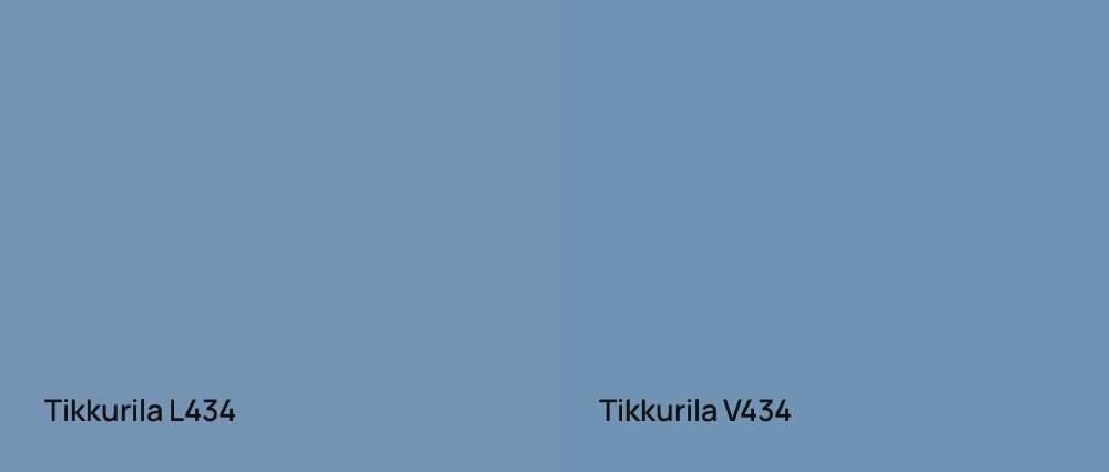 Tikkurila  L434 vs Tikkurila  V434