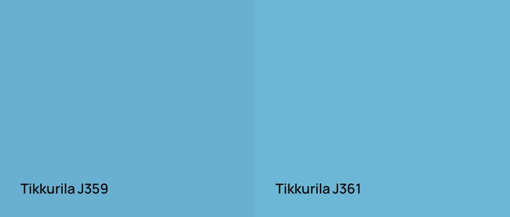 Tikkurila  J359 vs Tikkurila  J361