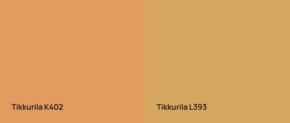 Tikkurila  K402 vs Tikkurila  L393
