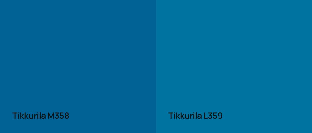 Tikkurila  M358 vs Tikkurila  L359