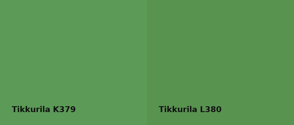 Tikkurila  K379 vs Tikkurila  L380
