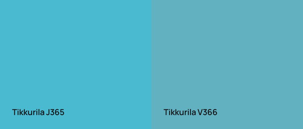 Tikkurila  J365 vs Tikkurila  V366
