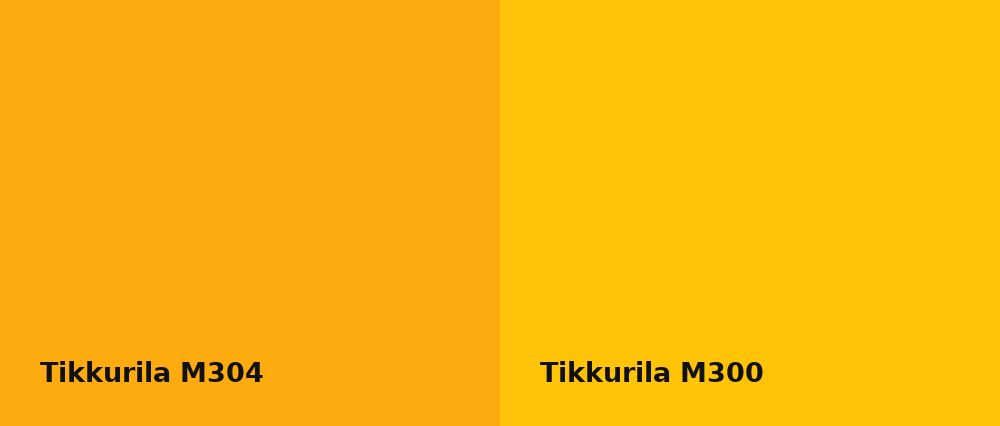 Tikkurila  M304 vs Tikkurila  M300