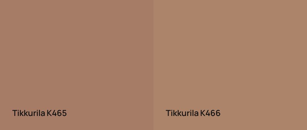 Tikkurila  K465 vs Tikkurila  K466