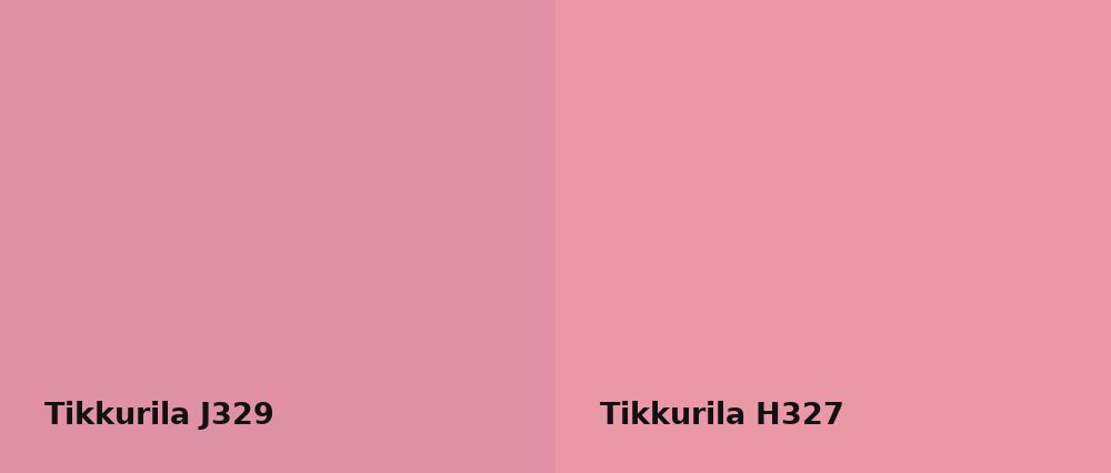 Tikkurila  J329 vs Tikkurila  H327