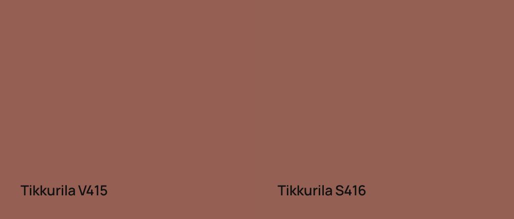 Tikkurila  V415 vs Tikkurila  S416