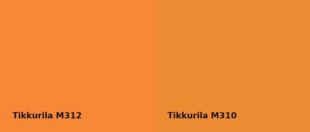 Tikkurila  M312 vs Tikkurila  M310