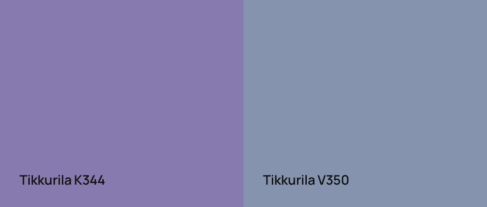 Tikkurila  K344 vs Tikkurila  V350