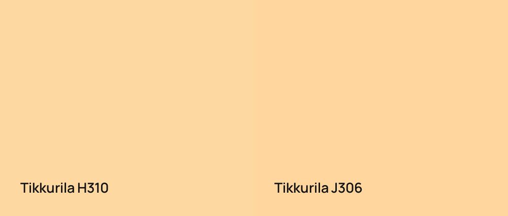 Tikkurila  H310 vs Tikkurila  J306