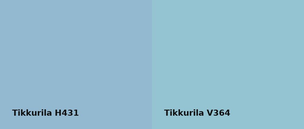 Tikkurila  H431 vs Tikkurila  V364