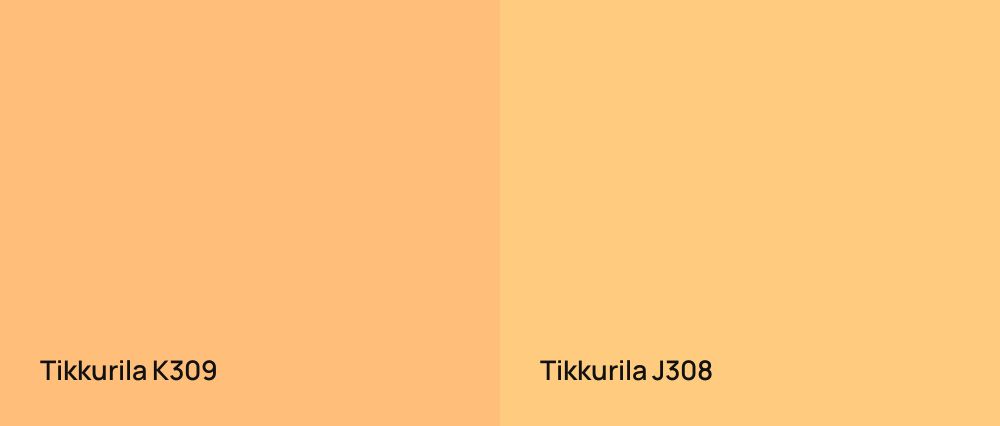 Tikkurila  K309 vs Tikkurila  J308