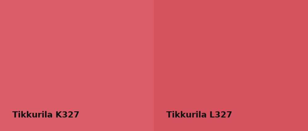 Tikkurila  K327 vs Tikkurila  L327