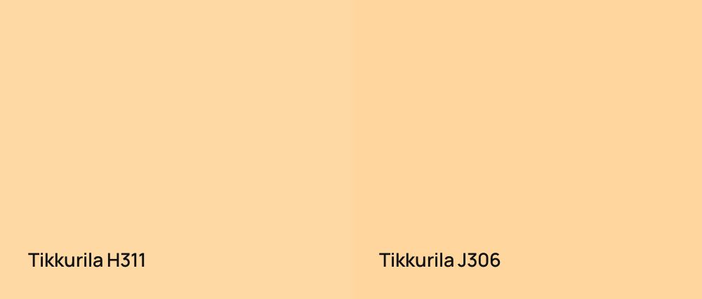 Tikkurila  H311 vs Tikkurila  J306