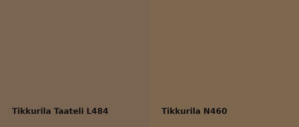 Tikkurila Taateli L484 vs Tikkurila  N460