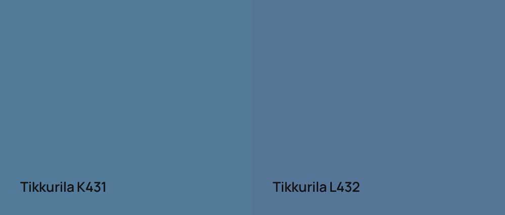 Tikkurila  K431 vs Tikkurila  L432