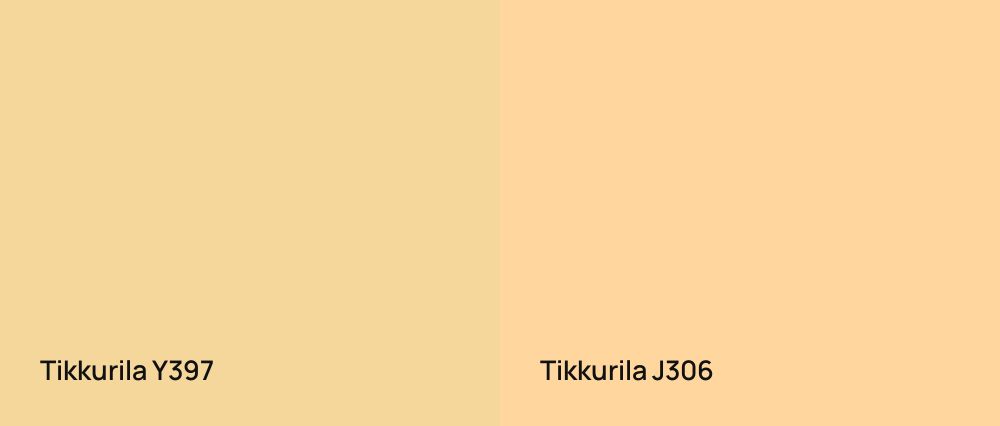 Tikkurila  Y397 vs Tikkurila  J306