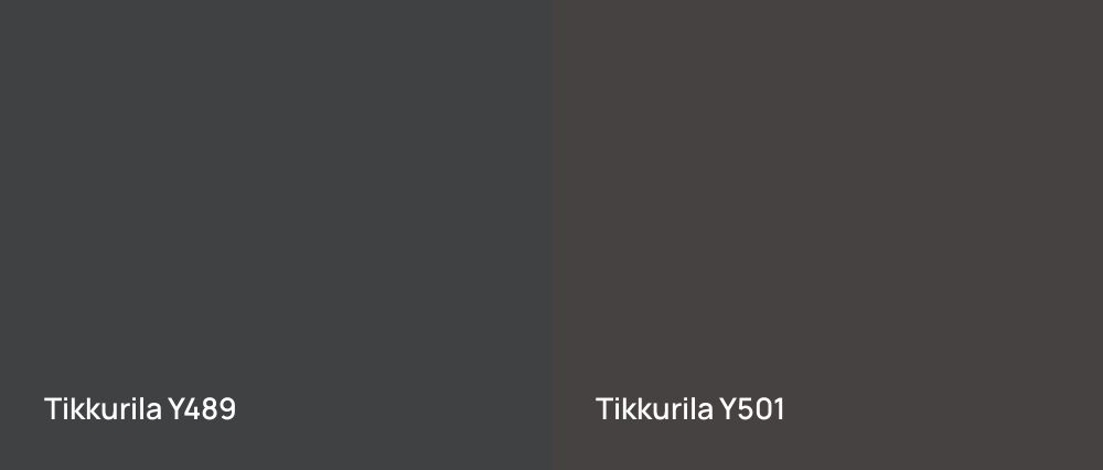 Tikkurila  Y489 vs Tikkurila  Y501