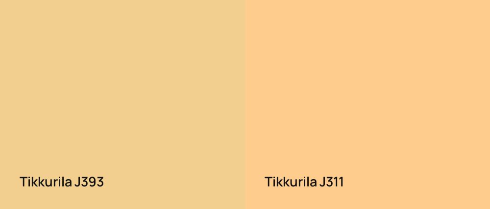 Tikkurila  J393 vs Tikkurila  J311
