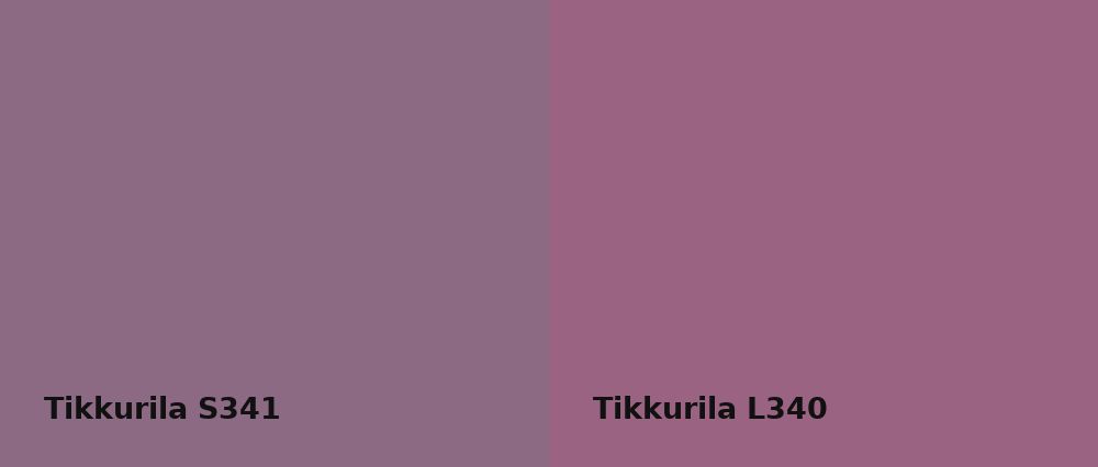 Tikkurila  S341 vs Tikkurila  L340