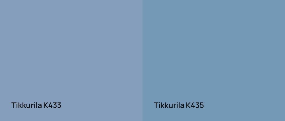Tikkurila  K433 vs Tikkurila  K435
