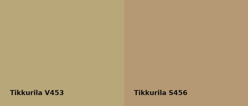 Tikkurila  V453 vs Tikkurila  S456
