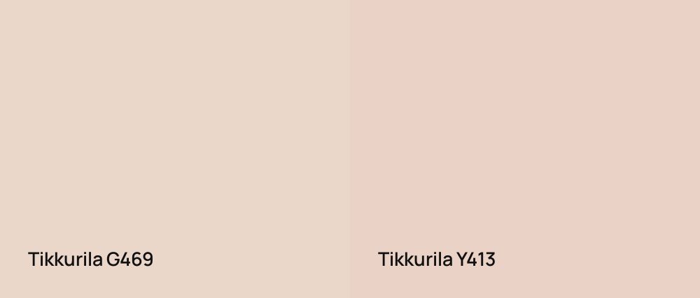Tikkurila  G469 vs Tikkurila  Y413