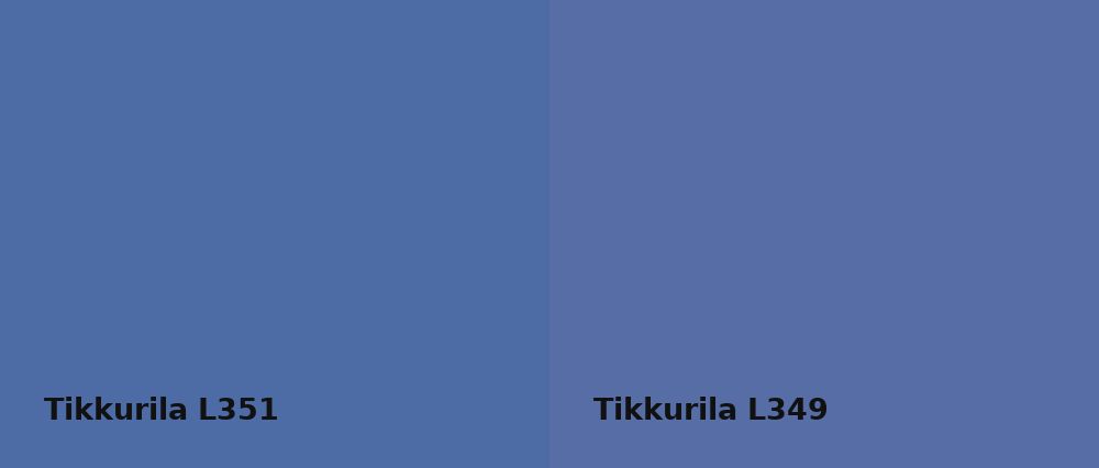 Tikkurila  L351 vs Tikkurila  L349