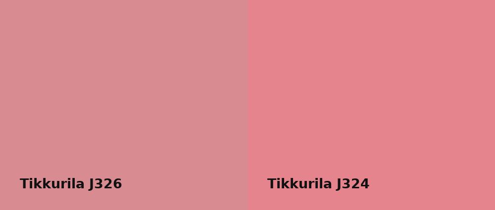 Tikkurila  J326 vs Tikkurila  J324