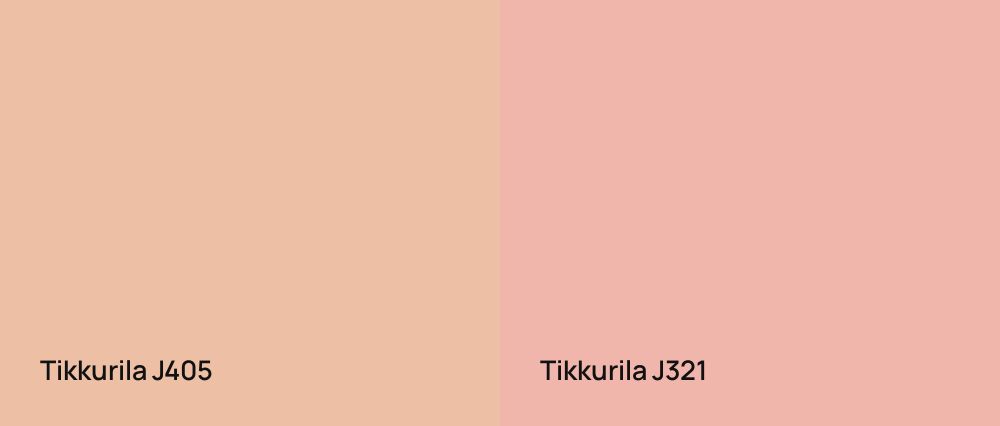Tikkurila  J405 vs Tikkurila  J321