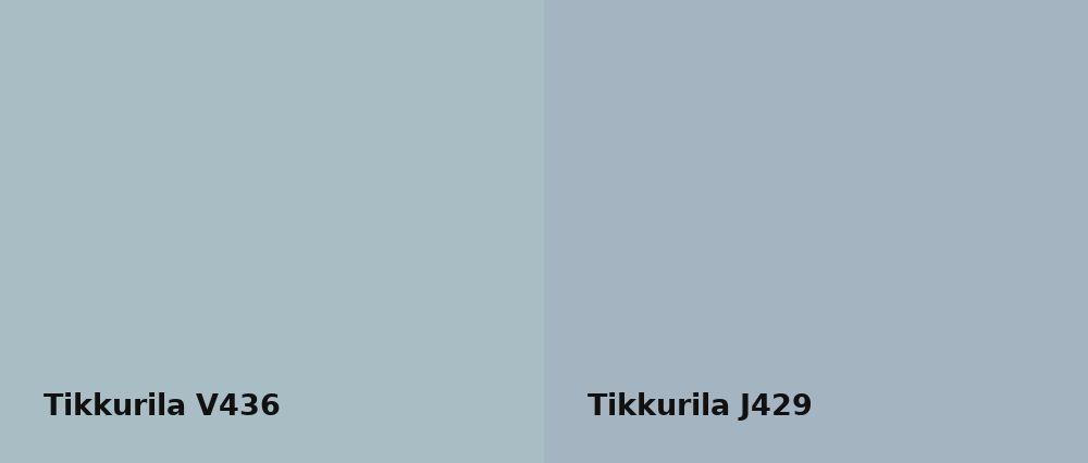 Tikkurila  V436 vs Tikkurila  J429