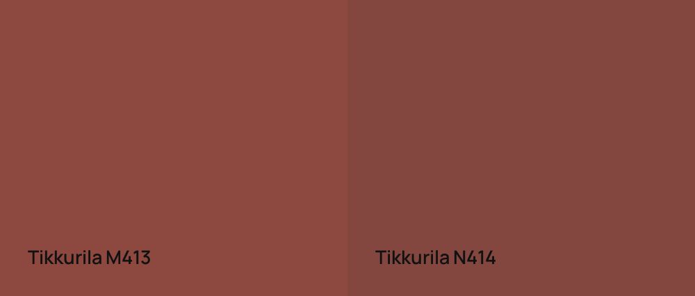 Tikkurila  M413 vs Tikkurila  N414