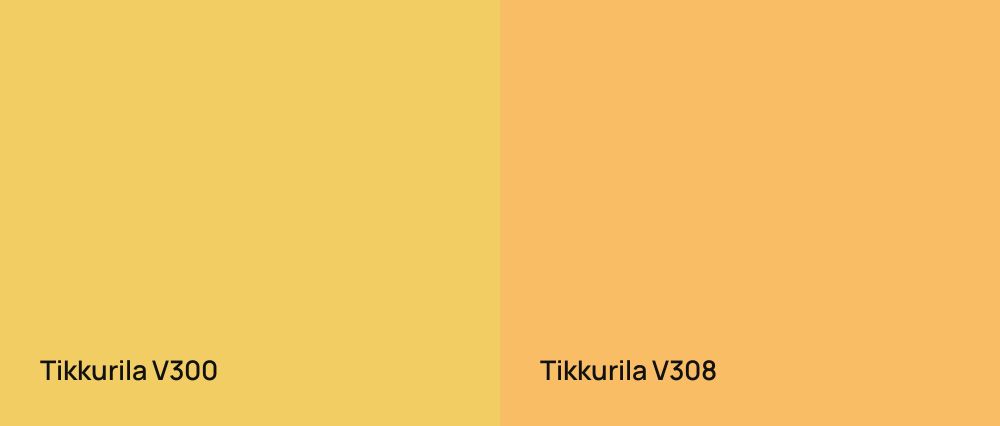 Tikkurila  V300 vs Tikkurila  V308