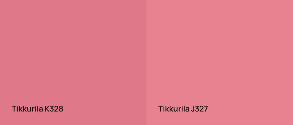 Tikkurila  K328 vs Tikkurila  J327