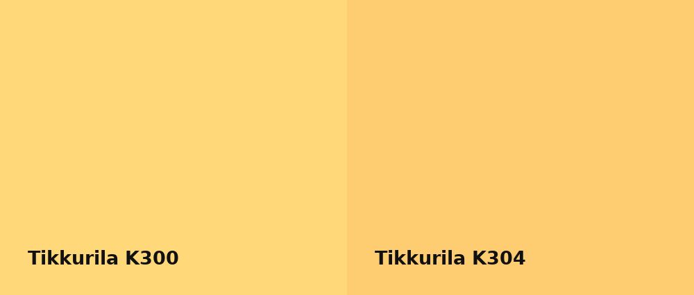 Tikkurila  K300 vs Tikkurila  K304