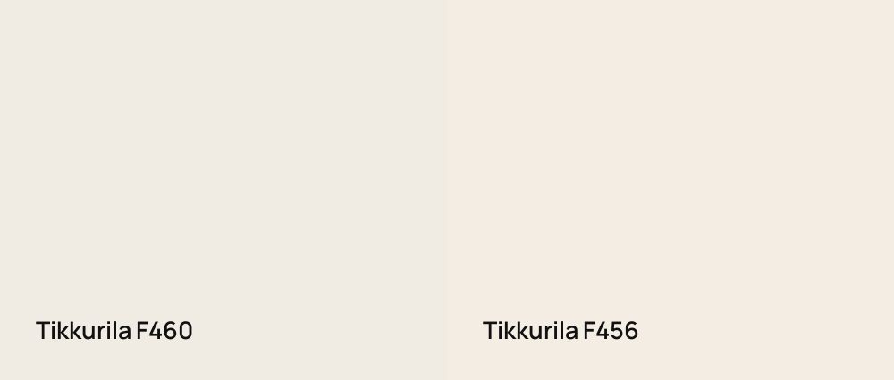 Tikkurila  F460 vs Tikkurila  F456