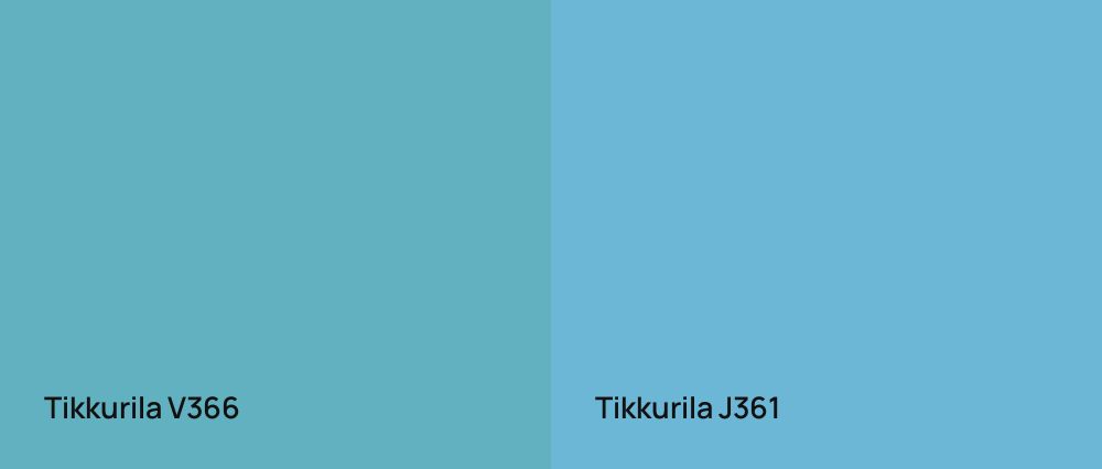 Tikkurila  V366 vs Tikkurila  J361