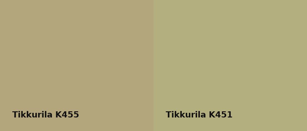 Tikkurila  K455 vs Tikkurila  K451