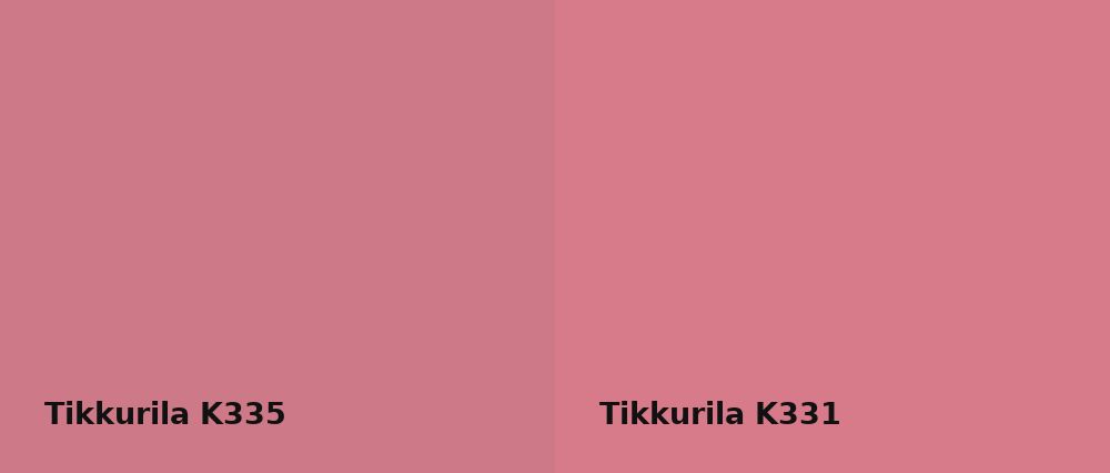 Tikkurila  K335 vs Tikkurila  K331