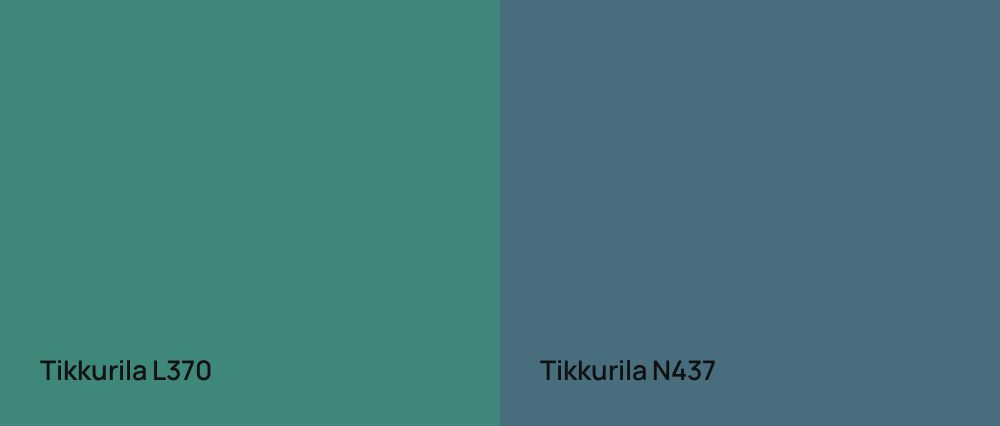 Tikkurila  L370 vs Tikkurila  N437