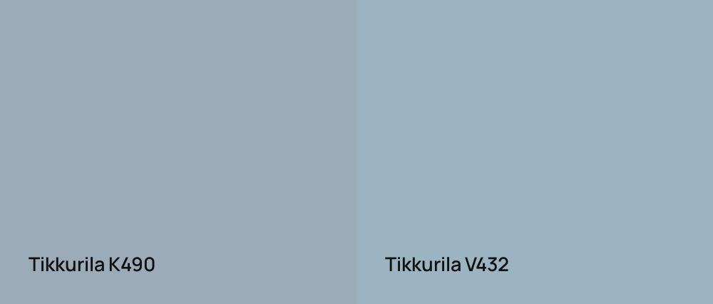 Tikkurila  K490 vs Tikkurila  V432