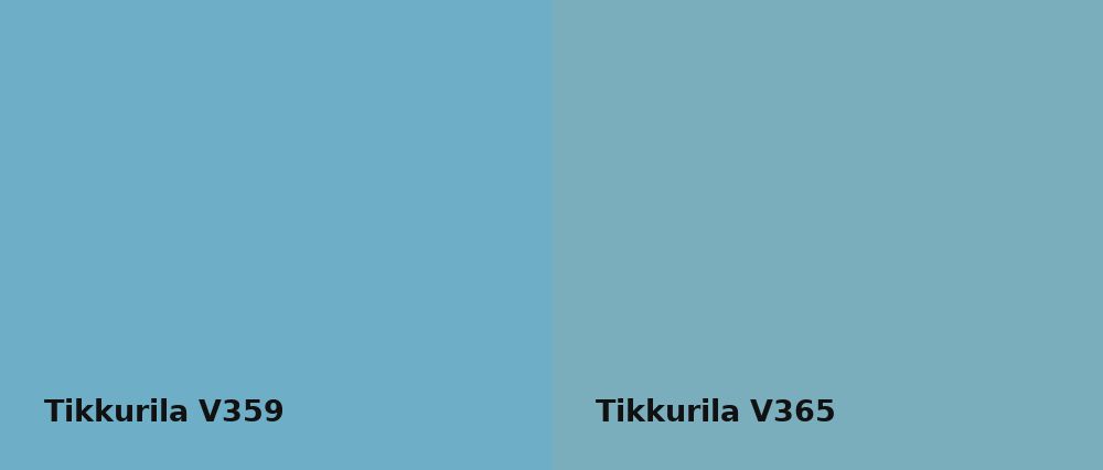 Tikkurila  V359 vs Tikkurila  V365