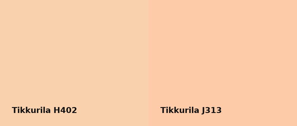Tikkurila  H402 vs Tikkurila  J313